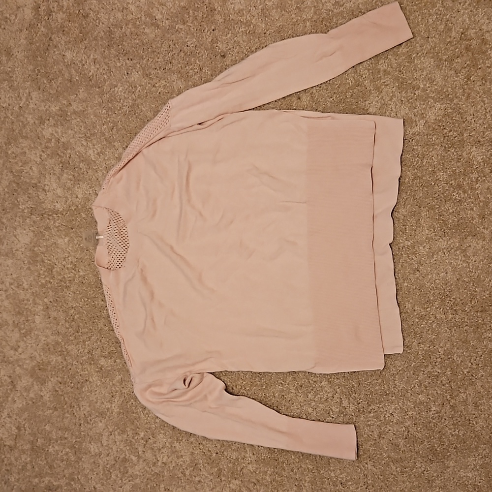 pale pink sweater, calia by Carrie underwood size medium